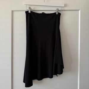 Vintage Black Midi Skirt